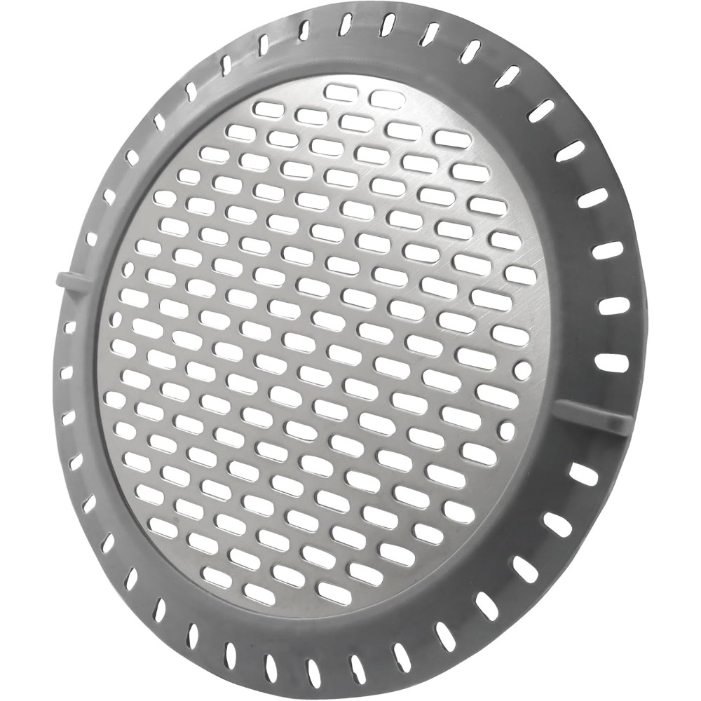 Sink Drain Strainer - Weighted Metal Drain Protector, Round Strainer