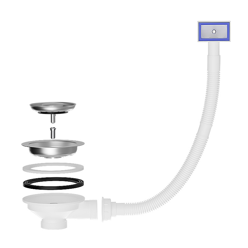 Sink Drain Strainer - Drainage Waste Kit 110MM/114MM Strainer for