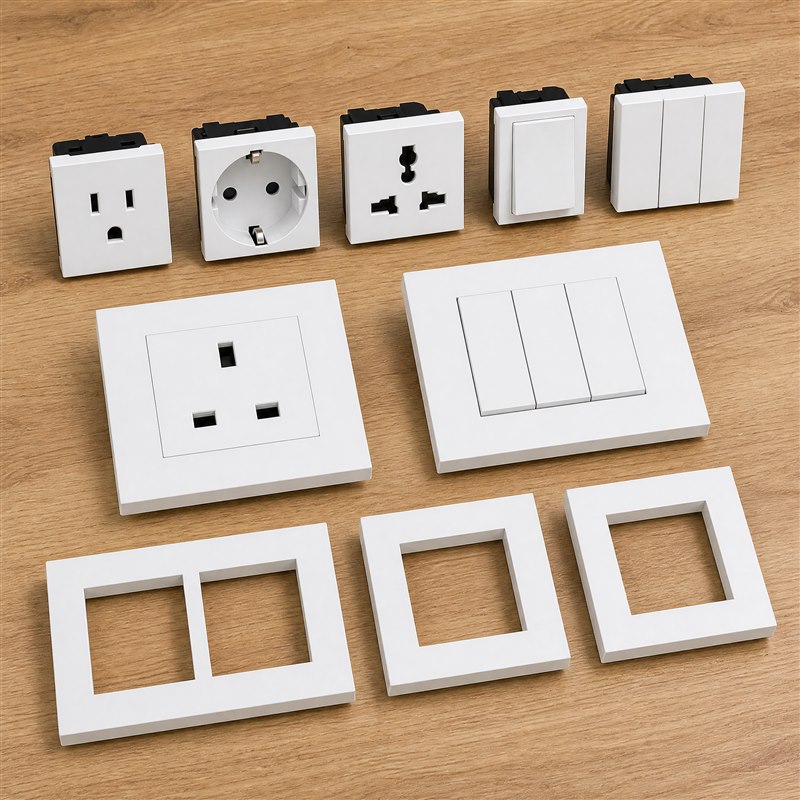 Home Improvement Uk - DIY Modular Wall Socket Insert EU/UK/US