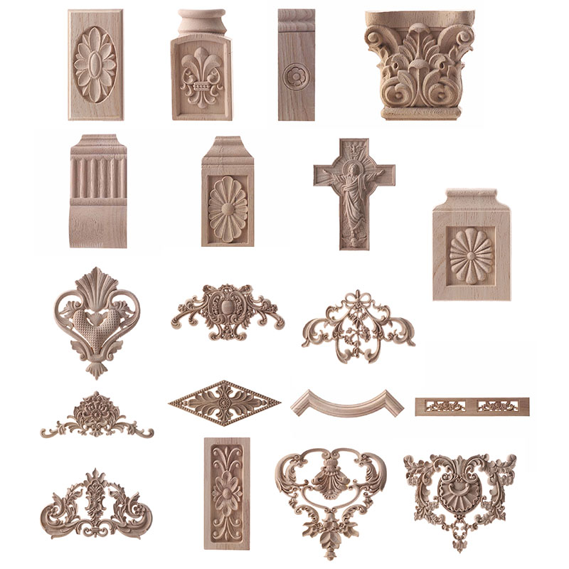 Home Improvement And Diy - Openwork Floral corner brackets Wooden Figurines