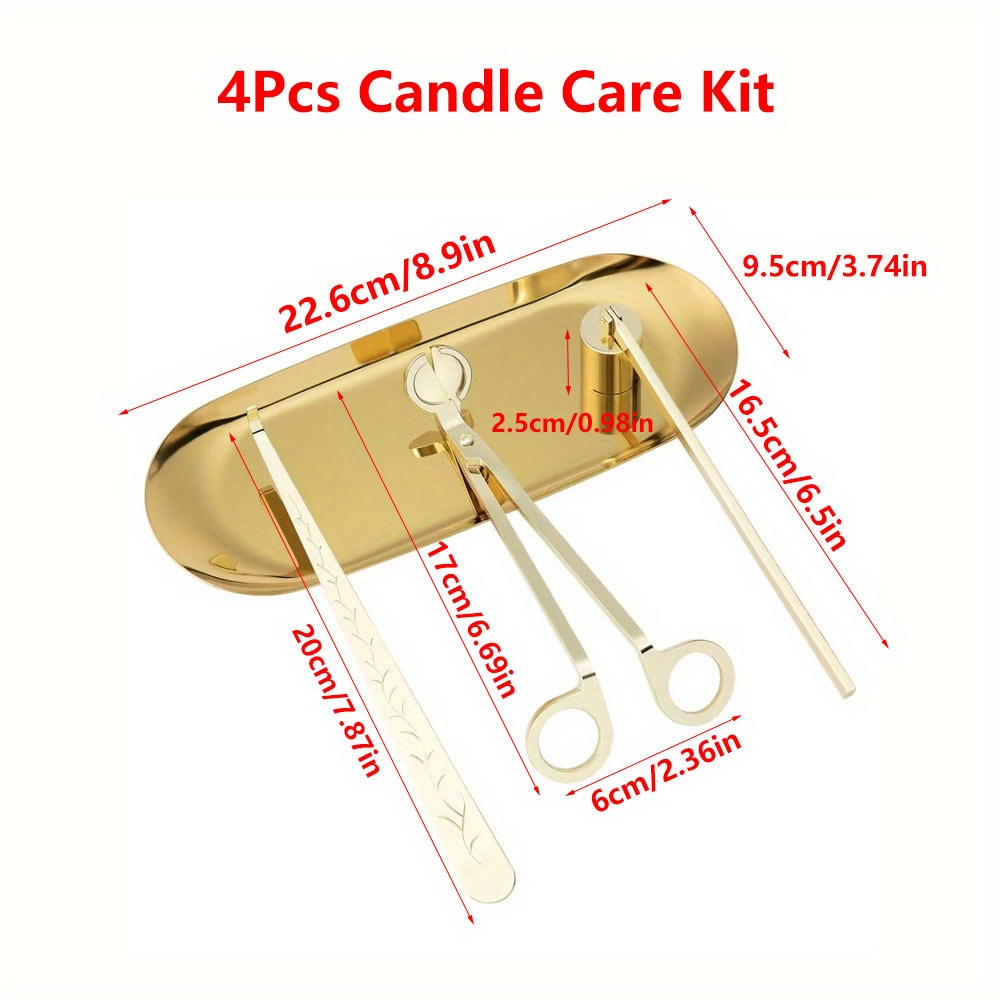 4pcs/set Luxury Candle Care Ki - đánh giá và giá Home Improvement Tim