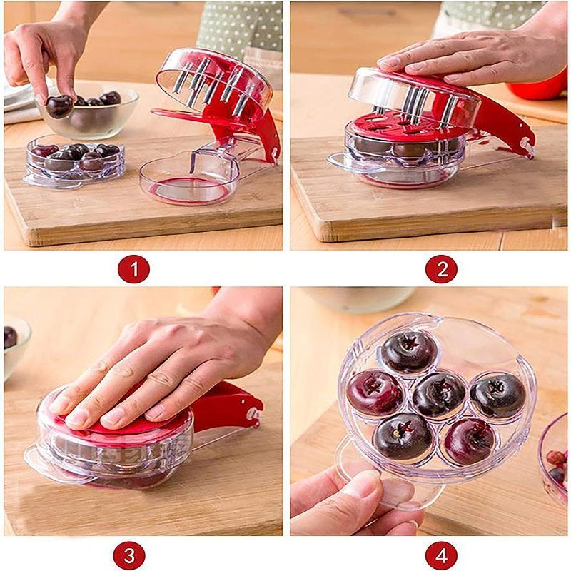 Cherry Pitter Tool 6 Slots Fas - đánh giá và giá Home Improvement Tim