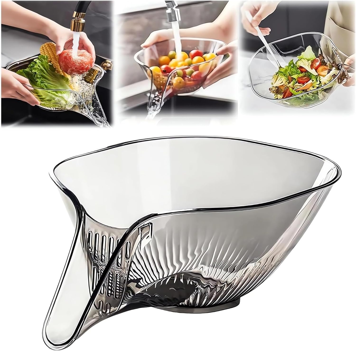 Fruit Cleaning Bowl With Strai - đánh giá và giá Sink Drain Strainer