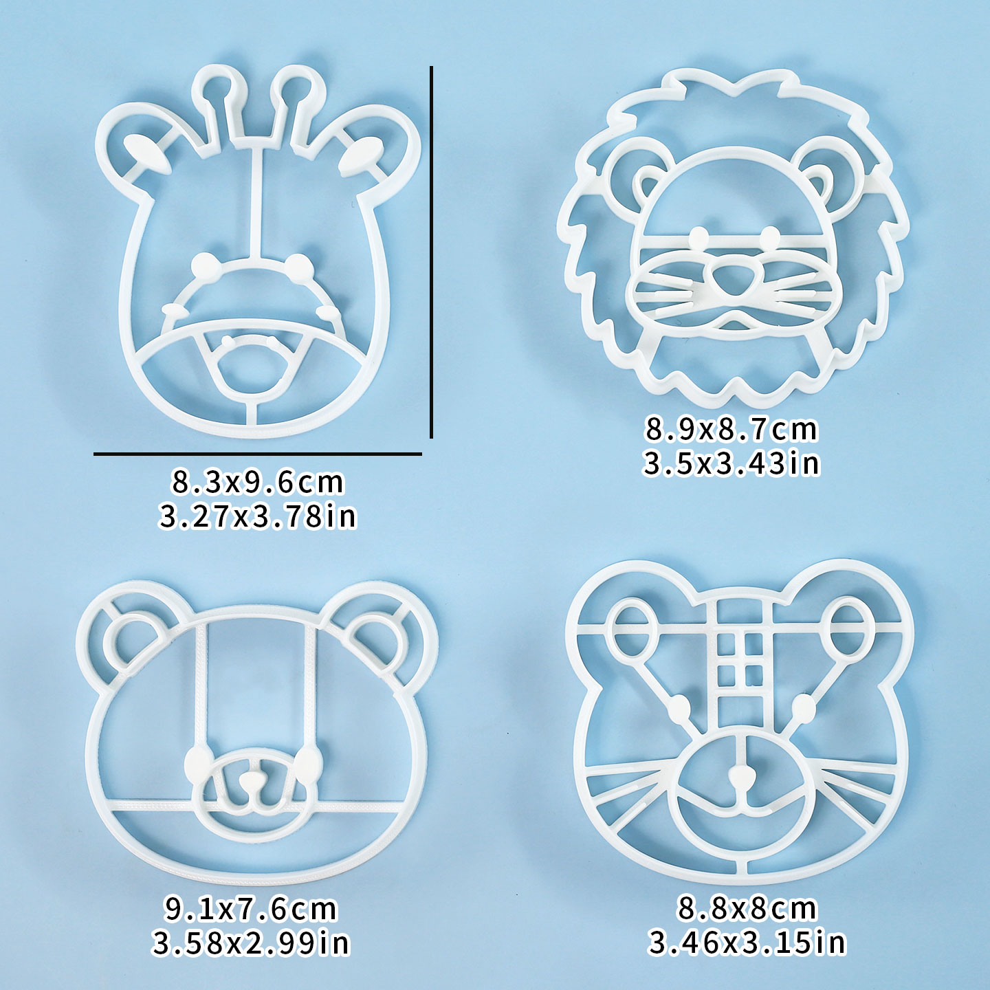 4 Pcs Animal Cookie Cutters Se - đánh giá và giá Home Improvement Tim