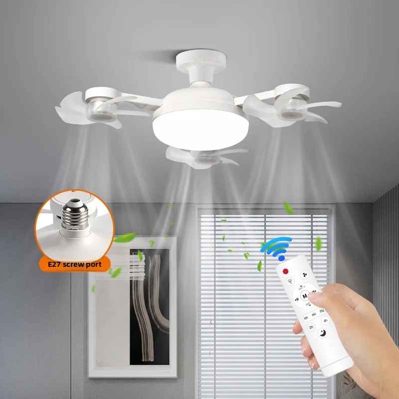 LED Creative E27 Drone Fan Lig - đánh giá và giá Ceiling Fan Mount