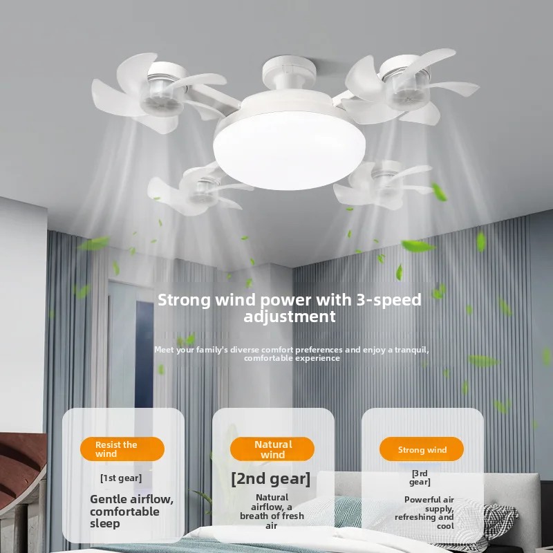 LED Creative E27 Drone Fan Lig - đánh giá và giá Ceiling Fan Mount