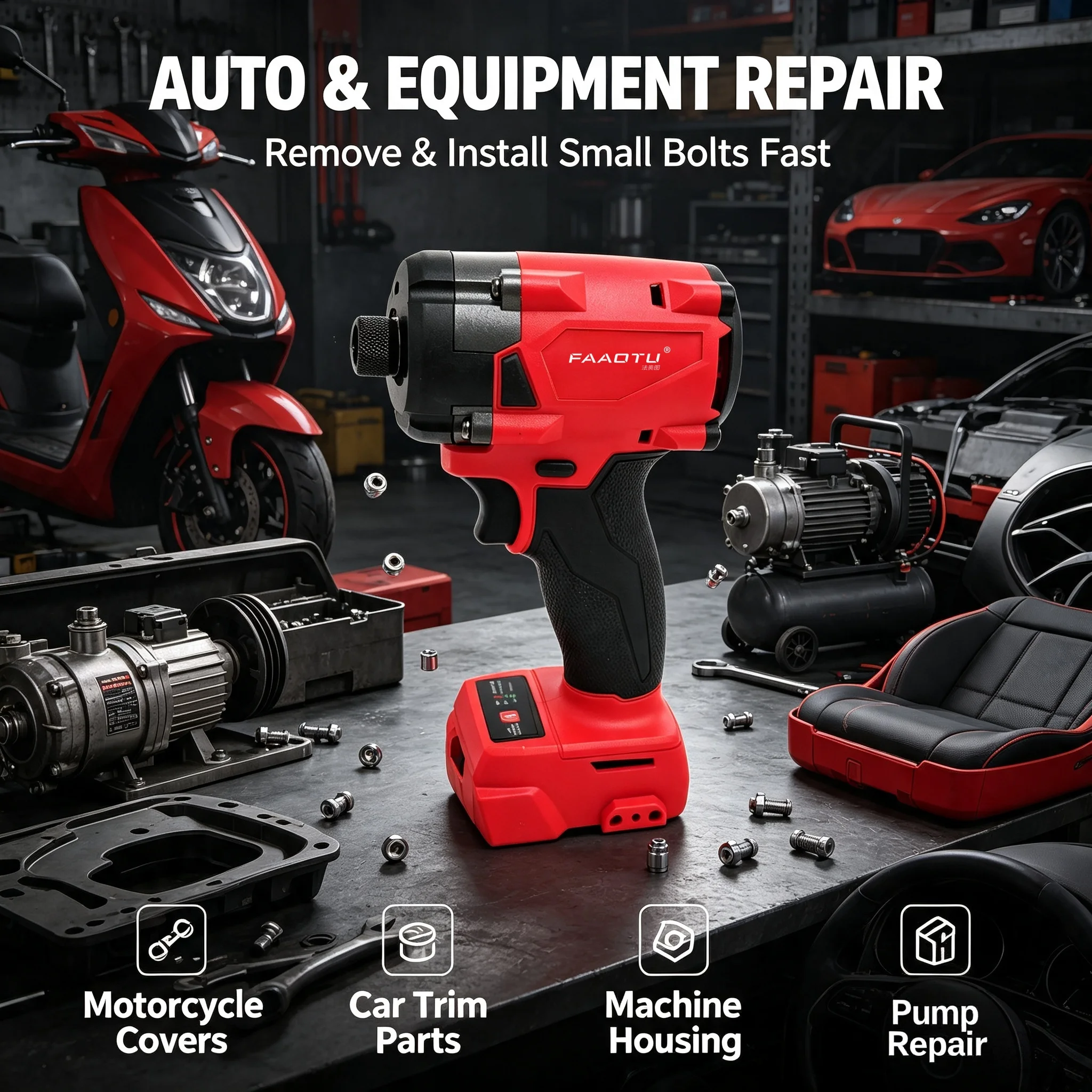 FAAOTU 18V Cordless Electric S - đánh giá và giá Home Improvement And Diy