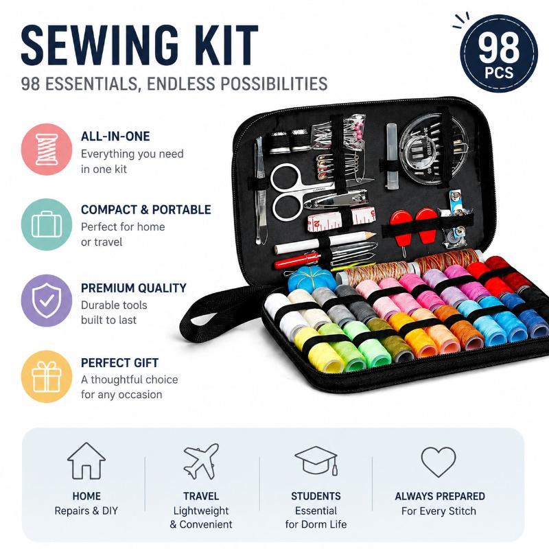 68/98PCS Sewing Accessories To - đánh giá và giá Home Improvement Tim