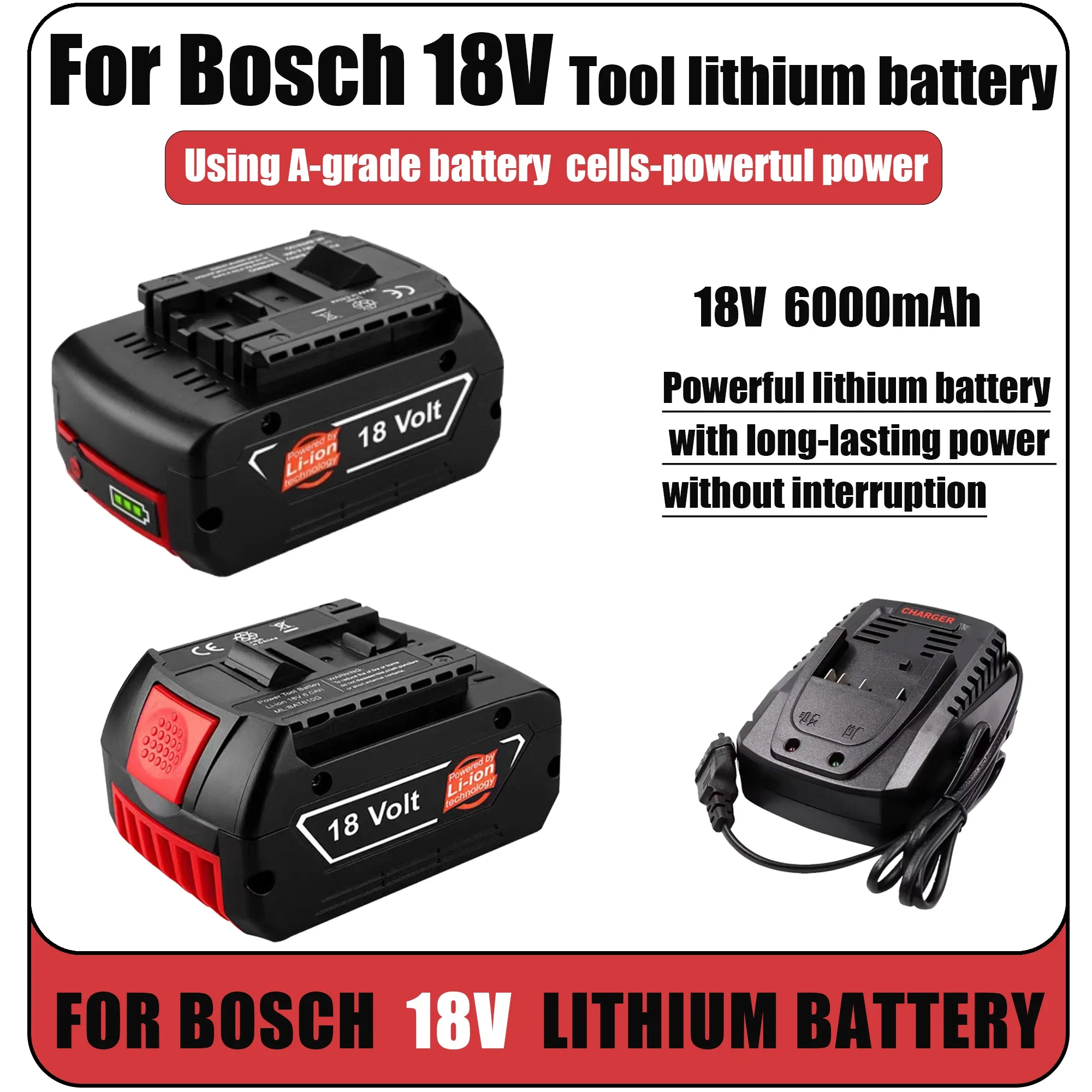 New Upgrade 18V 6.0Ah Battery🔥 - đánh giá và giá Bosch Drill Gsb 18V