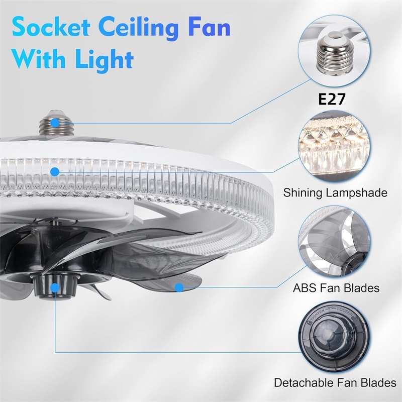 Ceiling Fans with Lights, Sock - đánh giá và giá Ceiling Fan Mount