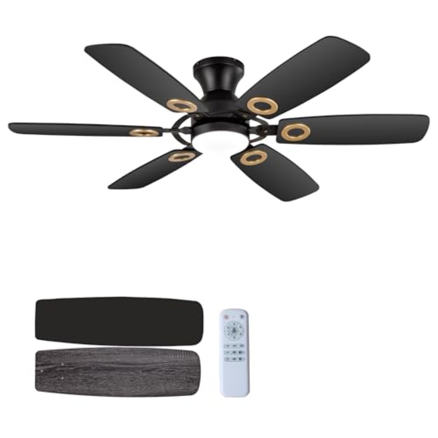 Ceiling Fans with Lights, Blac - đánh giá và giá Ceiling Fan Mount