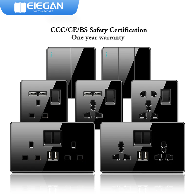 ELEGAN UK Socket Black 16A/20A - đánh giá và giá Home Improvement Uk