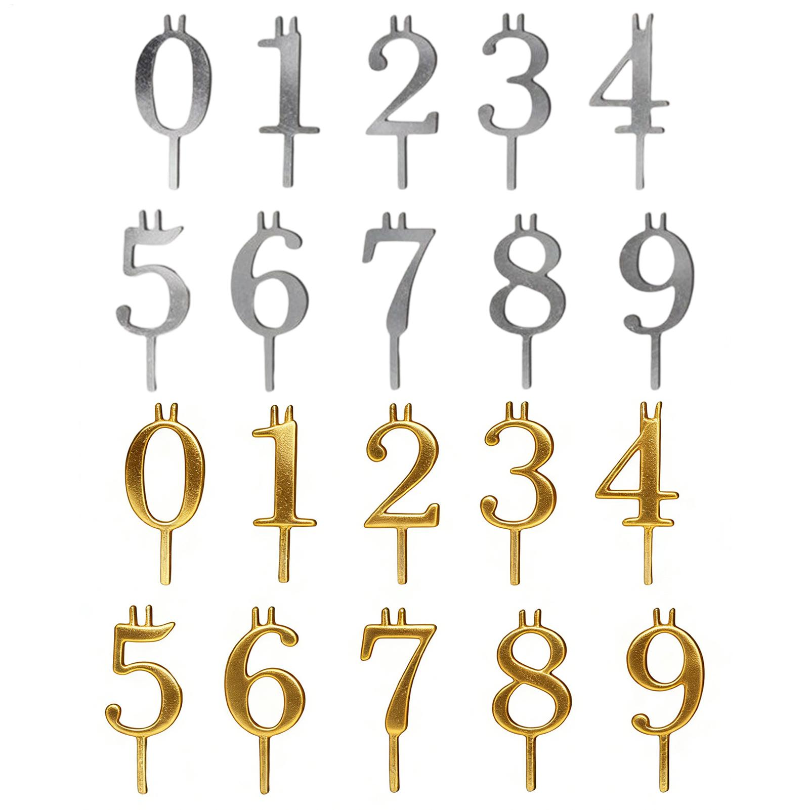 10pcs 0-9 Number Cake Toppers  - đánh giá và giá Home Improvement Tim